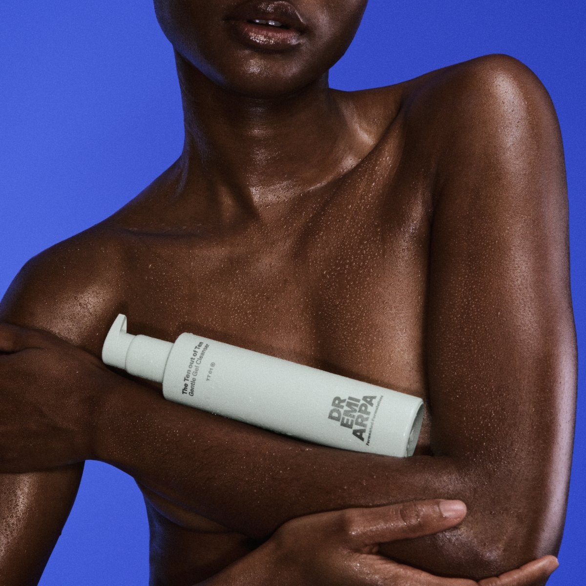 Woman with Dr. Emi Cleanser